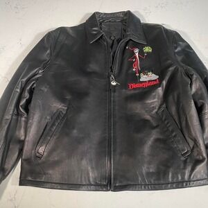Disneyland Nightmare Before Christmas Leather Jacket XL Limited Edition of 200